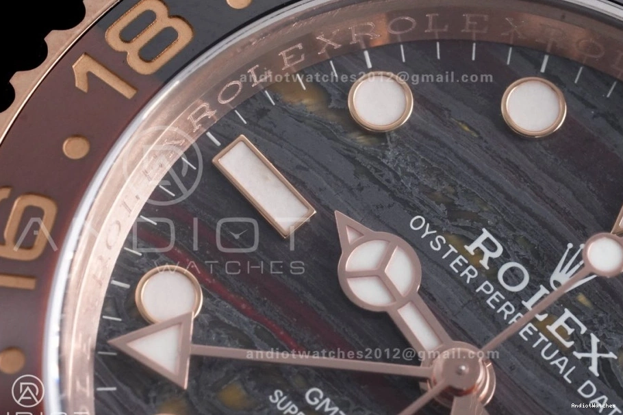 on Iron Oyster GMT 126715 Best Edition RG CHNR Tiger Durable ARF Dial II Bracelet Master Sh 861 0505